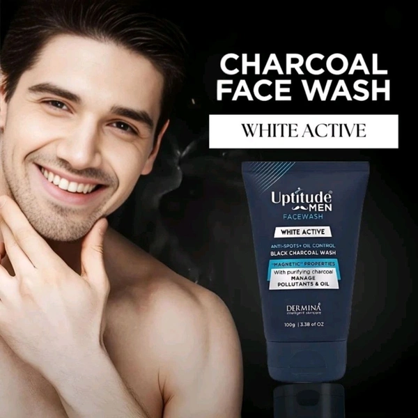 Curetech Skincare Uptitude Charcoal Facewash 60g - Pack of 60g