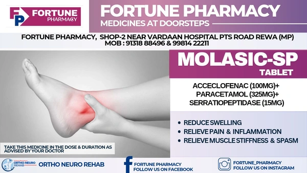 Addii Biotech MOLASIC-SP Tablet - Strip of 10 Tablets