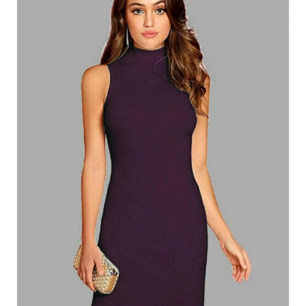 Urbane Women Dress - purple, L