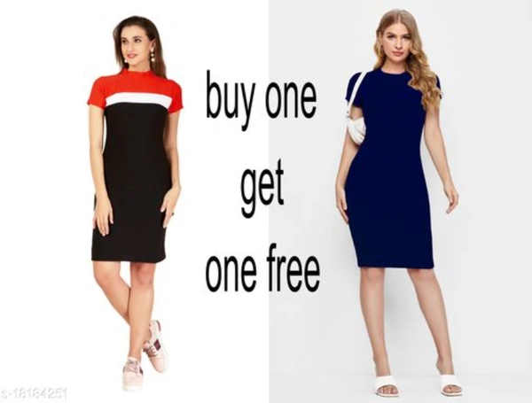 mmfabrix Classic Modern Women Dresses - M
