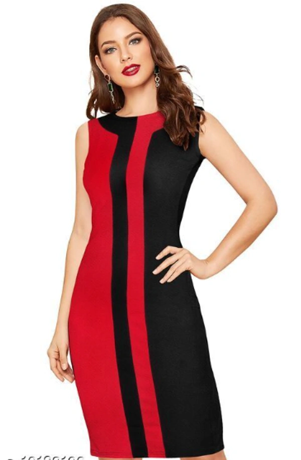 MMFABRIX Beautiful Women Dresses - S, BLACK