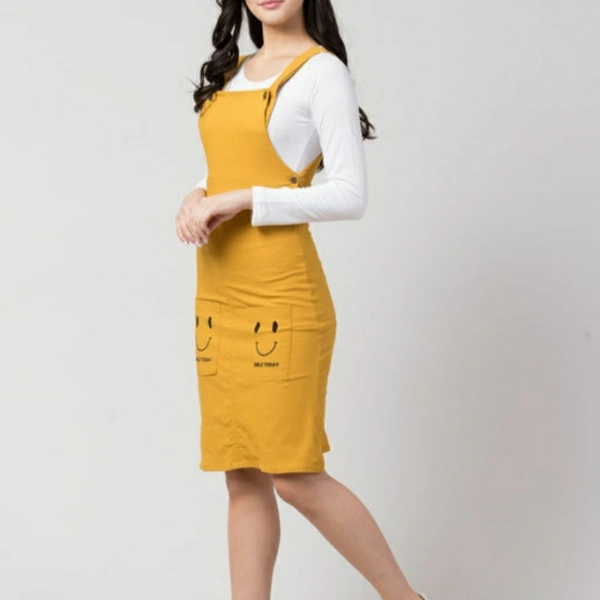 MMFABRIX Trendy Elegant Women Dresses - yellow, M