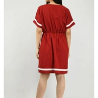 MMFABRIX Ruby Creation A LINE DRESS - maroon, XL
