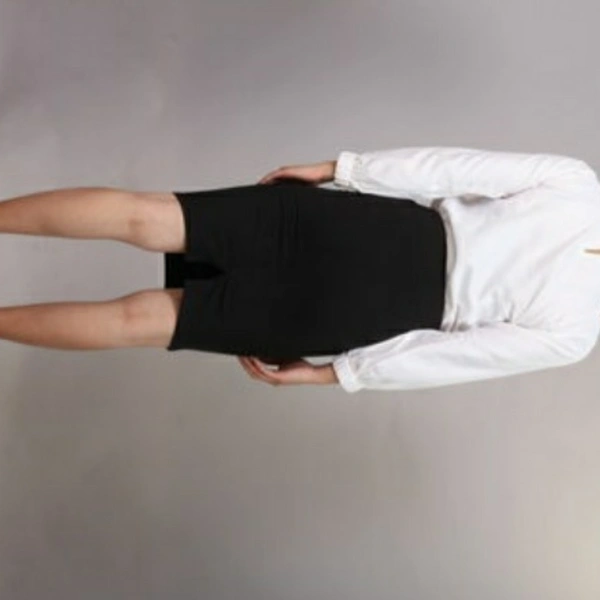 MMFABRIX Feminine Bodycon Women Dress - black & white, XL