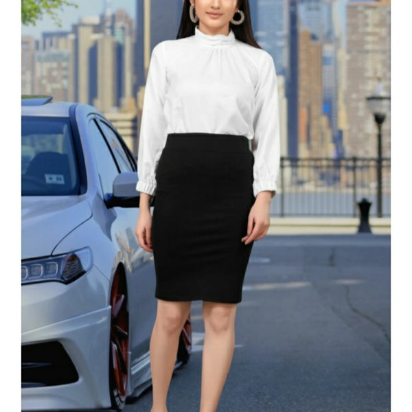 MMFABRIX Feminine Bodycon Women Dress - black & white, M