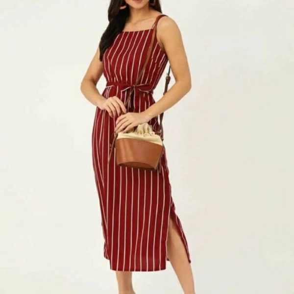 MMFABRIX Preety Women Bodycon Dresses - red, S