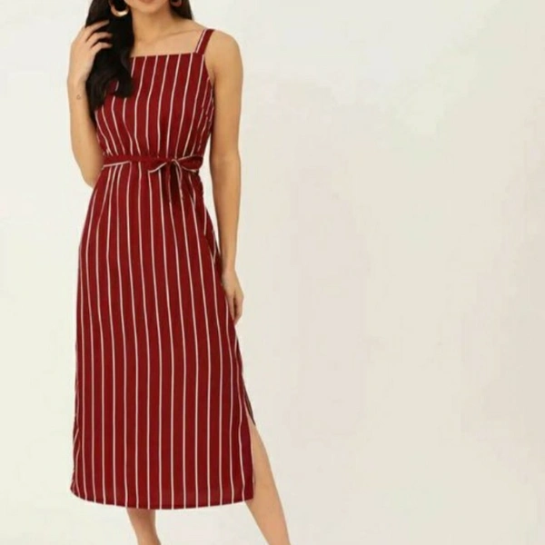 MMFABRIX Preety Women Bodycon Dresses - red, M