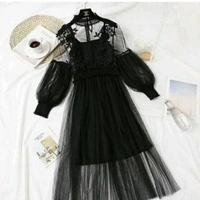 MMFABRIX Classic Ravishing Women Dress - black, XL