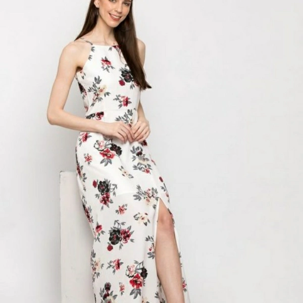 MMFABRIX Trendy Elegant Women Dresses - off white, S