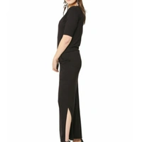 MMFABRIX Avanya Stylish Black Dress - black, S