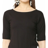MMFABRIX Avanya Stylish Black Dress - black, L