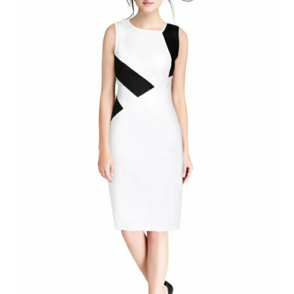 MMFABRIX Stylish Sensatinal Women Dress - white, S, best quality product with trusted supplier