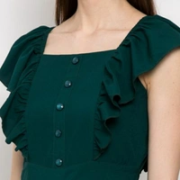 MMFABRIX Urbane Glamorous Women Jumpsuit - olive green, XL, nyc product😄