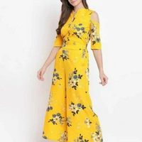 MMFABRIX RA CREPE JUMPSUT - M, cloth product is awesome 🥰, yellow