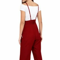 MMFABRIX Classic Modern Dungary Jumpsuit - red, S, this is a better product to buy.😍🤩