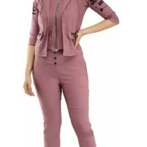 MMFABRIX Trendy Graceful Women Jumpsuit - M, pink