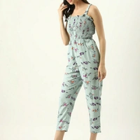 MMFABRIX U & F Off Shoulder Jumpsuit - sky blue, XL