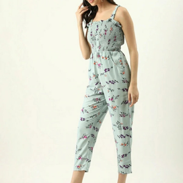MMFABRIX U & F Off Shoulder Jumpsuit - sky blue, XL