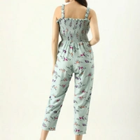 MMFABRIX U & F Off Shoulder Jumpsuit - sky blue, XL