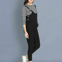 MMFABRIX Stylish Modern Women Jumpsuit - black, A