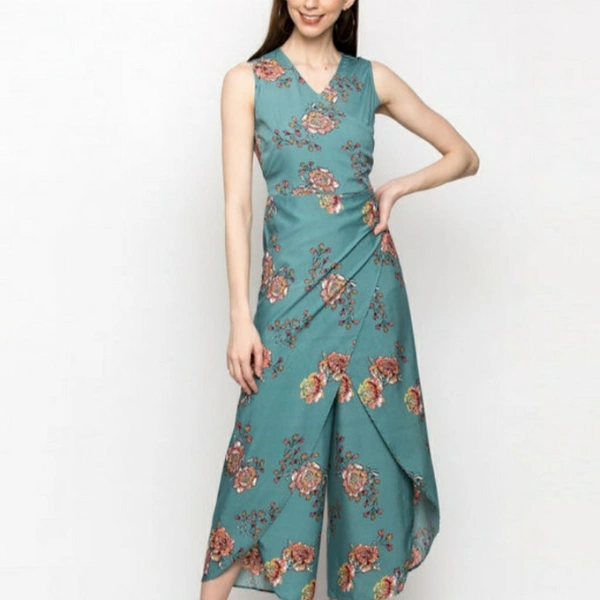 MMFABRIX Urbane Glamorous Women Jumpsuit - sea green, S, very nice,worth in price ,mst buy it 👍👍