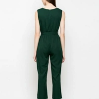 MMFABRIX Classy Fashionable Women Jumpsuit - bottle green , M