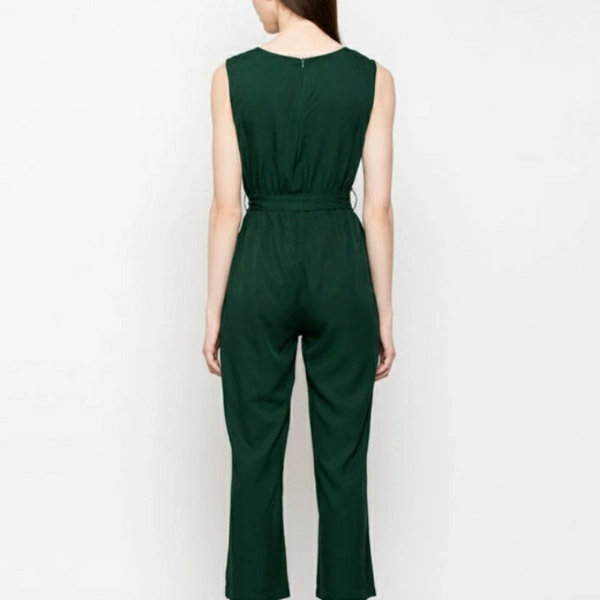 MMFABRIX Classy Fashionable Women Jumpsuit - bottle green , M