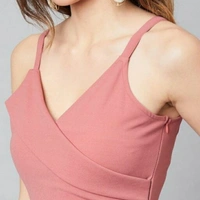 MMFABRIX Stylish Modern Women Jumpsuit - leach pink, M