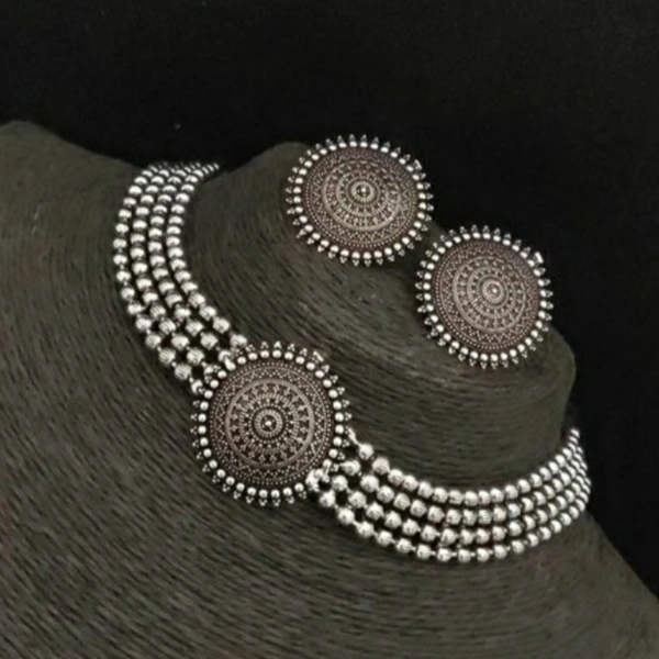 MMFABRIX Beautiful Oxidised Necklace Sets - free size