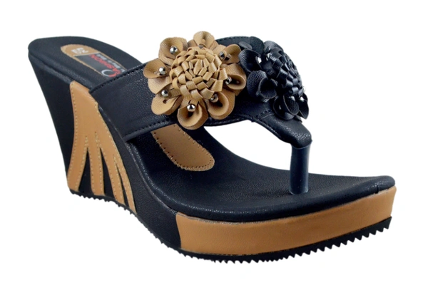 OLIVE FASHION WEDGES HEEL .BIJNIS - 38/1 