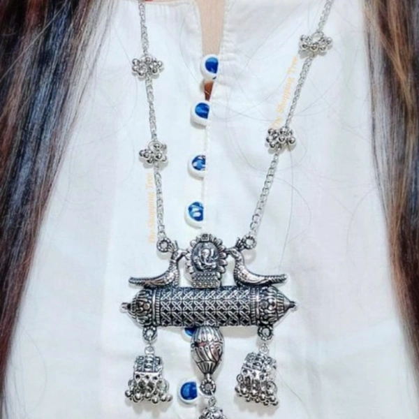 MMFABRIC Beautiful Oxidised Necklace For Womens And Girl - free size
