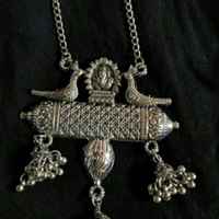 MMFABRIC Beautiful Oxidised Necklace For Womens And Girl - free size