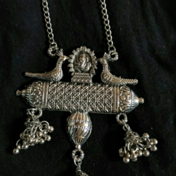 MMFABRIC Beautiful Oxidised Necklace For Womens And Girl - free size