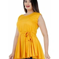 #MMFARIX Trendy Women Top - yellow, L
