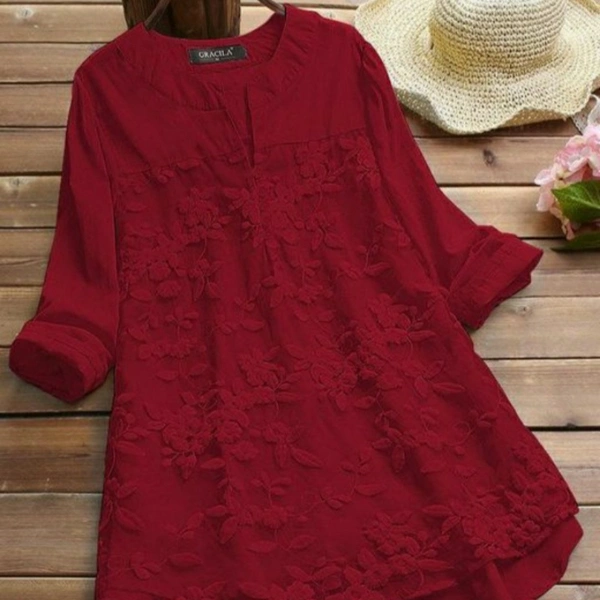 MMFABRIX Comfy Designer Top - red, S