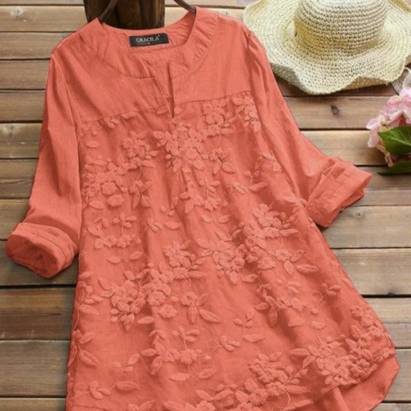 MMFABRIX Comfy Designer Top - light orange, S