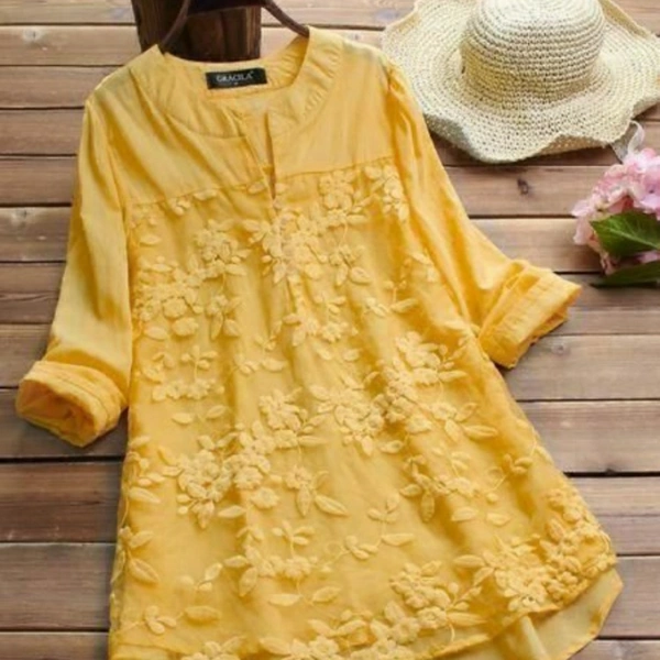 MMFABRIX Comfy Designer Top - yellow, S