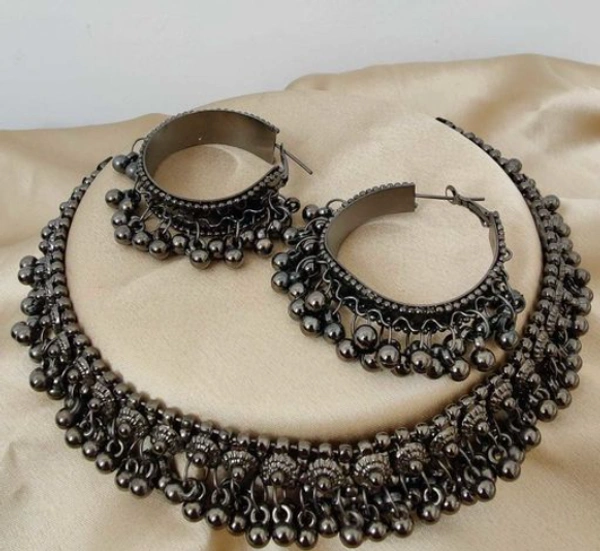 KEVIN ENTERPRISES Trendy Jewellery Sets - free size, grey, 4.9