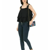 MMFABRIX Trendy Elegant Women Top - black, S, 4.3⭐⭐⭐⭐