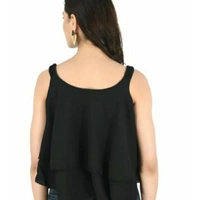 MMFABRIX Trendy Elegant Women Top - black, XL, 5.0⭐⭐⭐⭐⭐