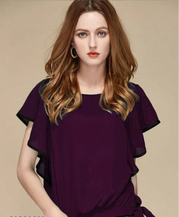 JAY KHODHIYAR FAB Urbane Glamorous Women Tops & Tunics - L