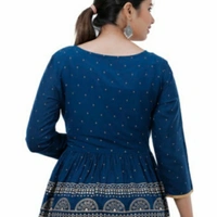 MMFABRIX Rayon Printed Regular Top - XL