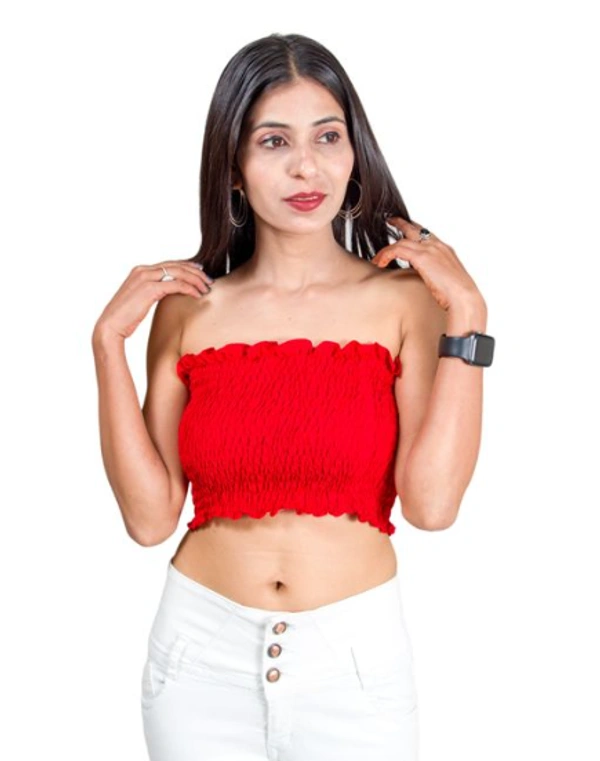 ALLOFIT Trendy Designer Women Tops & Tunics - XS, RED