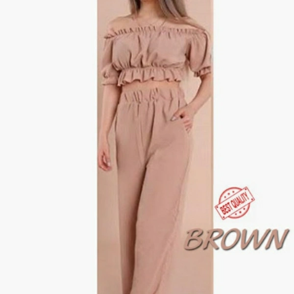 MMFABRIX Fancy Treand Women Top & Bottom Set - XL