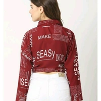 Wia Fashion Crop Top - S