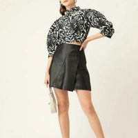 MMFABRIX Stylish Retro Women Top - L