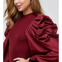 MMFABRIX Stylish Puff Sleeve Top - S, 3.8⭐⭐⭐