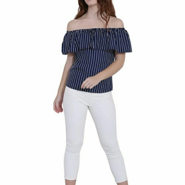 MMFABRIX Istyle Women Off Shoulder Top - L