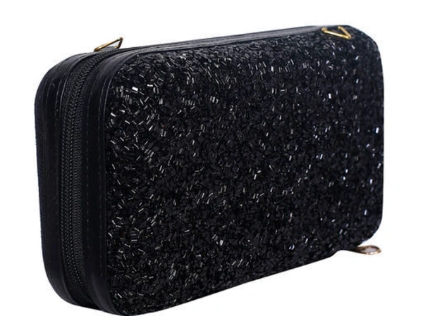 Ost Ent Stylish Imported Women's Clutches - free size, black