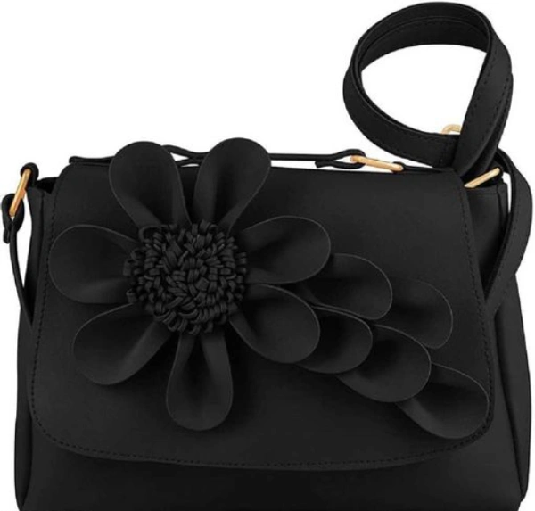 TMSHANTRADERS Elegant Fancy Women Slingbags - FREE SIZE, BLACK